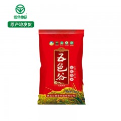 海伦特产 五色谷长粒香（编织袋）25kg  寒地黑土，天然富硒米 包邮
