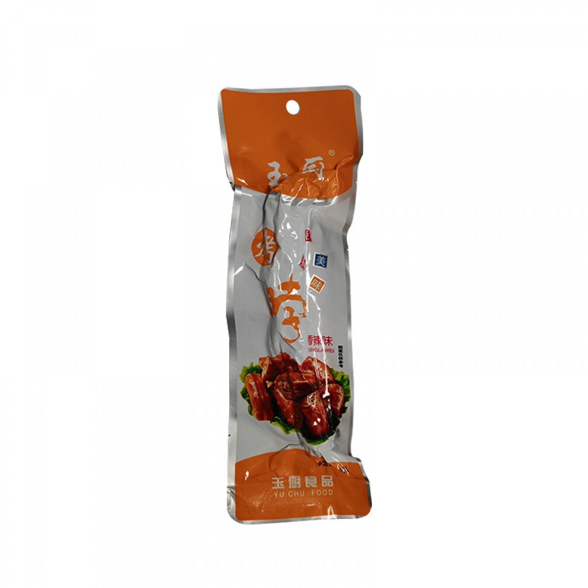 玉厨烤脖（香辣味） 50g*150个/箱 烤脖零食小吃香辣卤味肉食 包邮