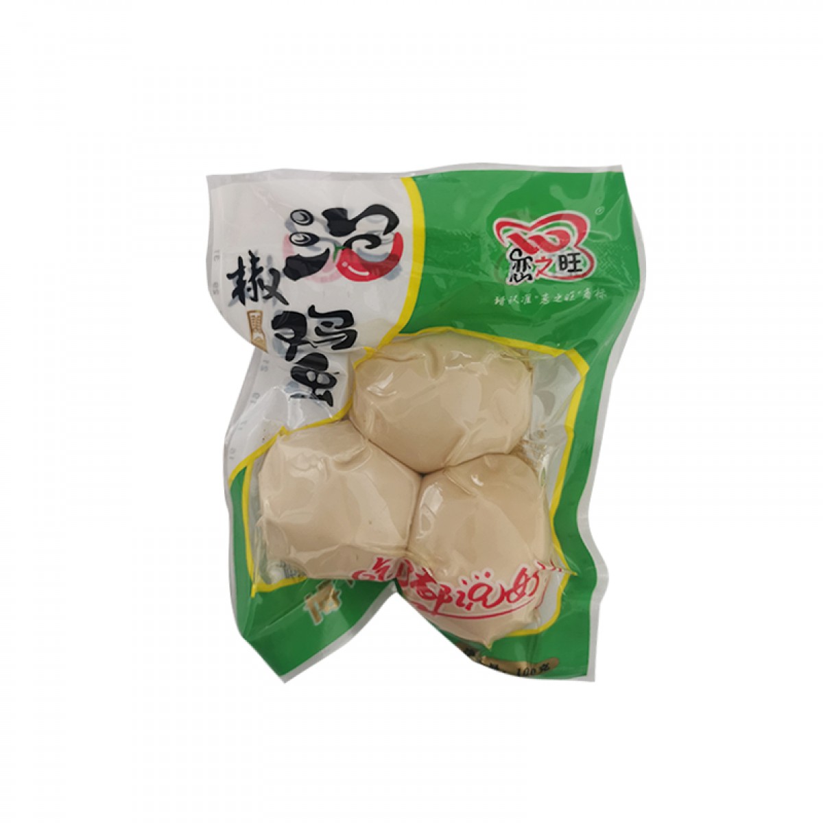 恋之旺泡椒鸡蛋 100g*50个/箱 泡椒五香卤味乡巴佬休闲零食 包邮