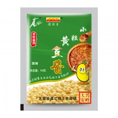 【特惠商品】大兴安岭特产 小粒黄豆酱（原味、微辣）90g*10袋 色鲜味美，酱香浓郁 包邮