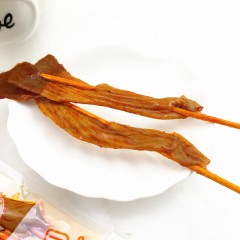 撸郡把 16g*300袋/箱 小吃特产四川卤菜肉食熟食脆鸭肠头即食 包邮