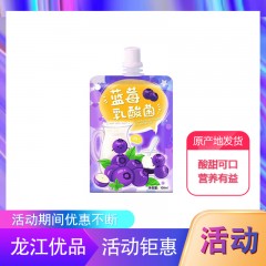 【特惠商品】伊春特产 志有蓝莓乳酸菌果汁饮料 100ml*8袋/箱 口味酸甜可口，营养有益 包邮