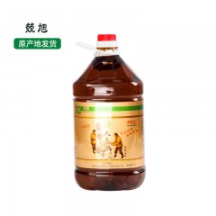 【特惠商品】克东县特产 兢旭笨榨豆油 5L*2瓶/箱 传统低温压榨工艺，清澈透明 包邮
