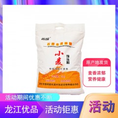 【特惠商品】肇东特产 鑫围 长富俊龙有机馒头面粉 5kg 麦香浓郁，营养健康 包邮