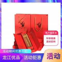 【特惠商品】鹤岗特产 金羽丝路 红豆杉养生筷子 19cm×2双×2盒 环保健康，真材实料 包邮