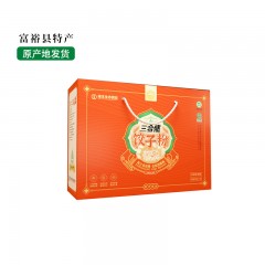 龙江特产 三合盛饺子面面粉 4kg/盒 洁白如雪，粉质细腻 包邮