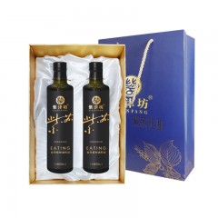 佳木斯市桦南县特产 紫津坊紫苏礼油调和油 500ml*2瓶/盒 多种营养，颜色透亮 包邮