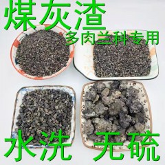 煤灰渣水洗去硫多肉营养土颗粒簪花专用土铺面石盆景天然煤渣粉5.5斤