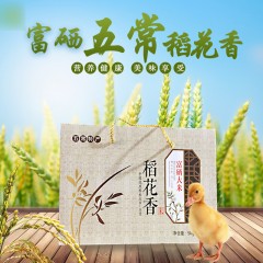 五常特产 稻花香大米礼盒 5kg 富硒大米 包邮