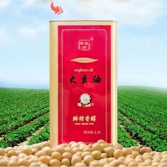 龙江特产 寒冬河豆油 1L×6桶/盒 传统低温压榨工艺，清澈透明 包邮