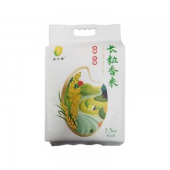 龙江特产 两江粒长粒香米 2.5kg 清淡略甜，绵软略粘 包邮
