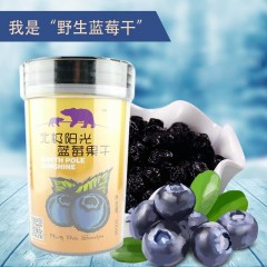 龙江特产 北极阳光蓝莓果干 230g 美味蓝莓果干，独立小包装 包邮