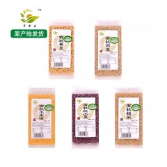 龙江特产 宇农禾 五谷杂粮系列1（玉米碴、红豆、糙米、黄豆、燕麦）