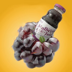 【特惠商品】齐齐哈尔特产 紫引力寒地桑葚果汁250ml*4瓶/箱 果味浓郁，口感丰富 包邮